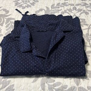 Goodfellow & Co Navy Polka Dot Pajama Bottoms